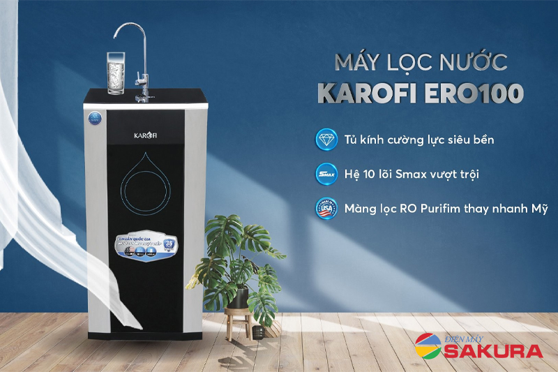 Ưu điểm của máy lọc nước Karofi ERO100