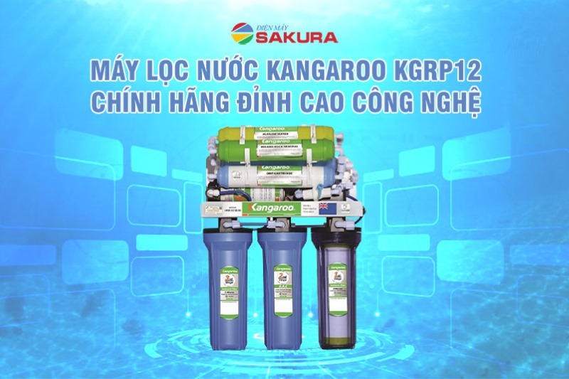 Máy lọc nước Kangaroo KGRP12 chính hãng đỉnh cao công nghệ 