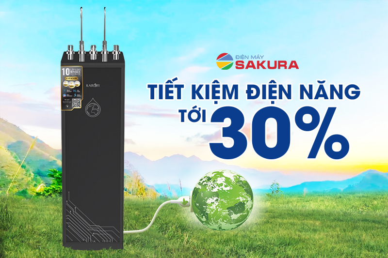  Karofi D66G tiết kiệm điện năng tới 30% cho gia đình bạn 