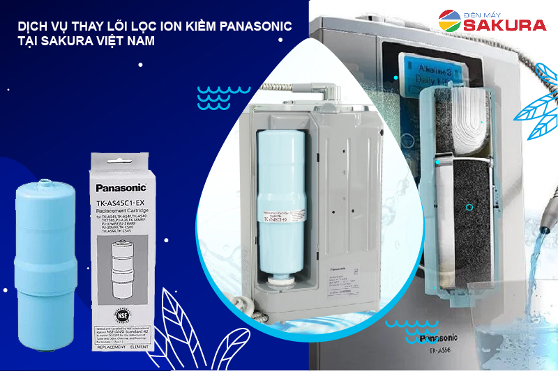 Địa chỉ mua lõi lọc nước ion kiềm TK-AS700 Panasonic chính hãng, uy tín