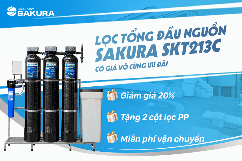 Ưu đãi khủng tới 20% khi mua Sakura Skt213c