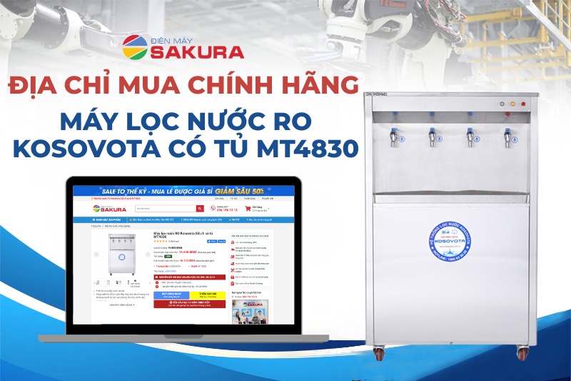 Địa chỉ mua máy lọc nước bán công nghiệp Kosovota chính hãng giá tốt