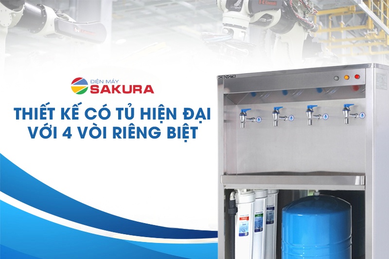 Máy lọc có tủ Kosovota MT4830 có thiết kế tối ưu cho người sử dụng