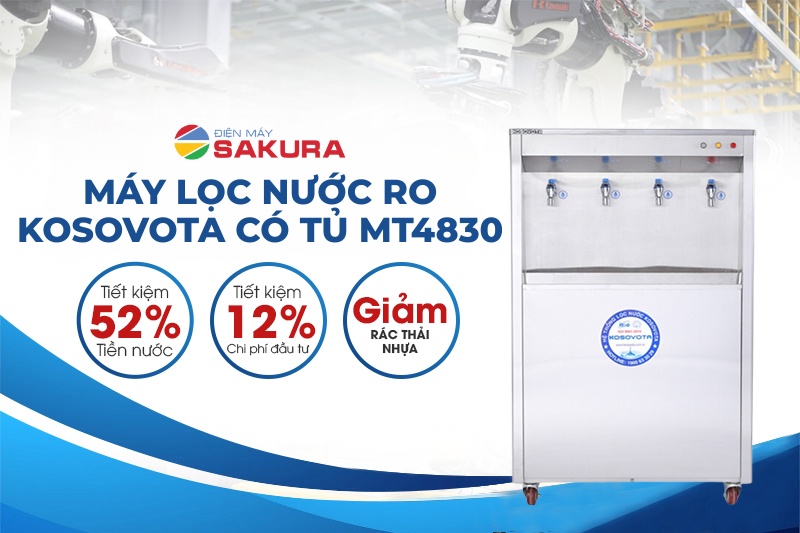 Siêu phẩm máy lọc bán công nghiệp Kosovota có tủ MT4830