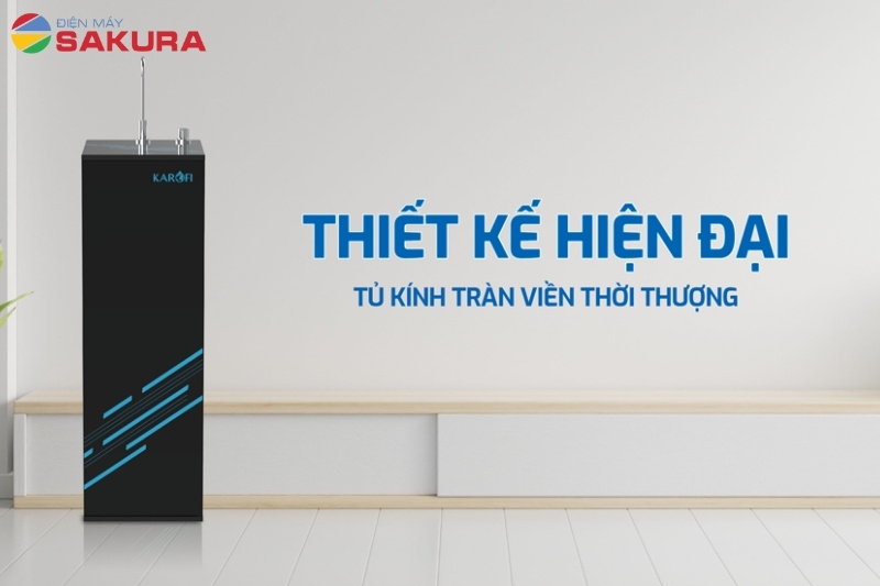 Máy lọc nước RO Karofi KAQ-D20 thiết kế hiện đại, thời thượng