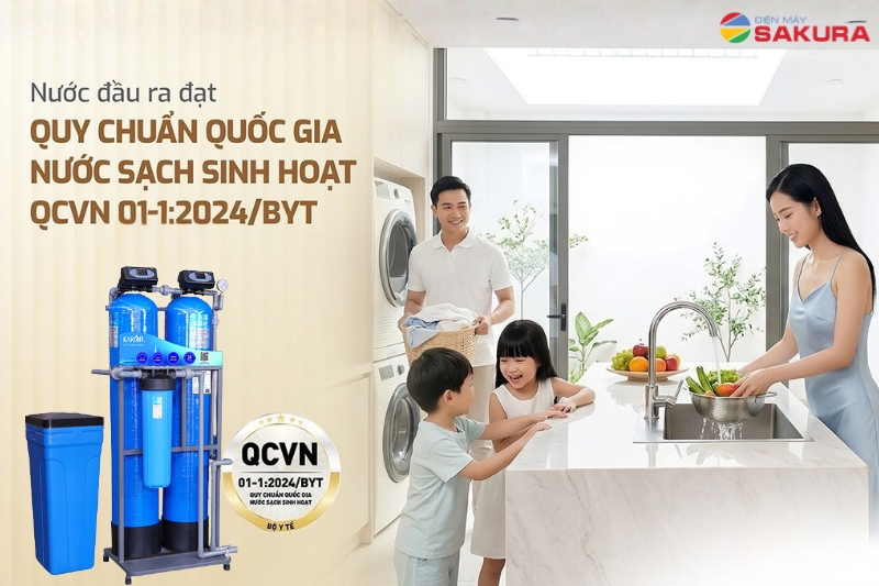 Karofi KTF-222CT cho ra nguồn nước đạt chuẩn an to&agrave;n