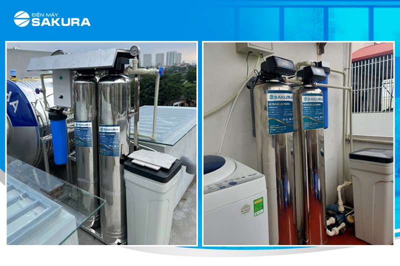 Hình ảnh lắp đặt lọc nước sinh hoạt  Sakura SKT212I