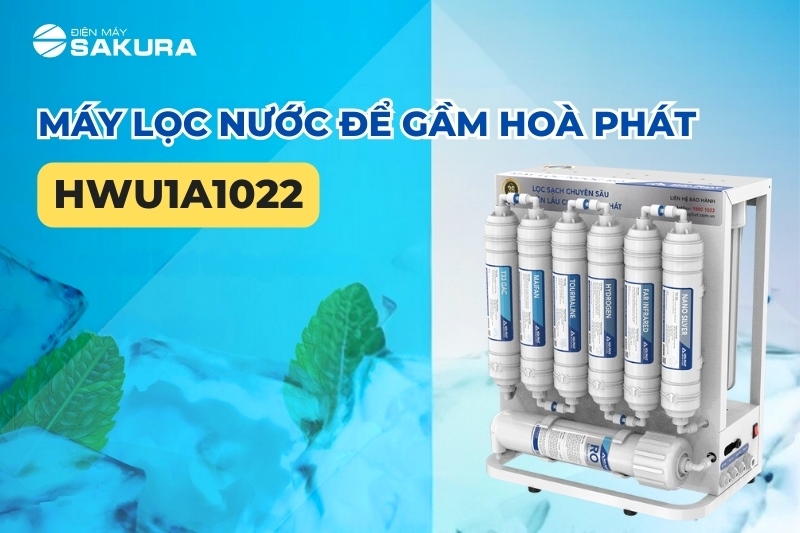 Siêu phẩm máy lọc nước để gầm Hòa Phát HWU1A022