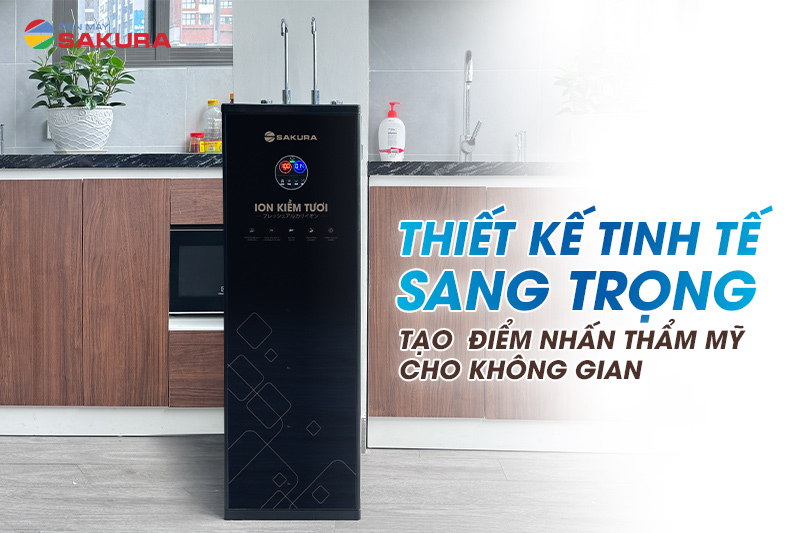 Máy lọc nước kiềm Sakura SD700 sở hữu thiết kế sang trọng - thời thượng