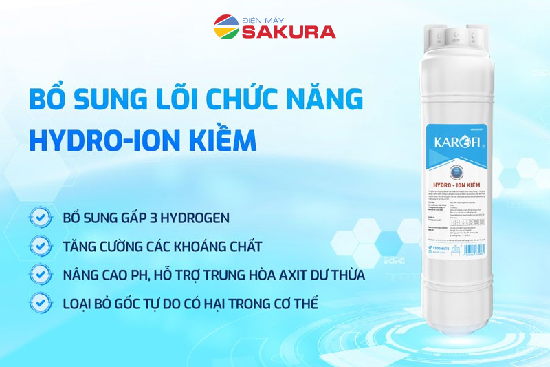 Hình ảnh tổng hợp về những lợi ích của máy Karofi KAE-S68