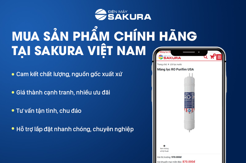 Yên tâm mua sắm sản phẩm chính hãng, chất lượng tại Sakura Việt Nam