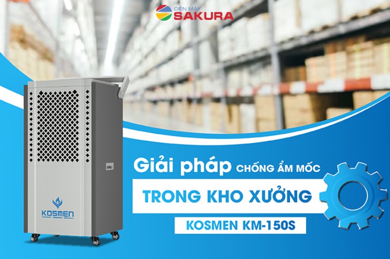 Tìm hiểu máy hút ẩm công nghiệp Kosmen KM-150S chính hãng