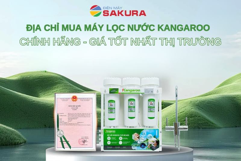 Điện máy Sakura - đơn vị cung cấp  Kangaroo KGHP12K chính hãng 