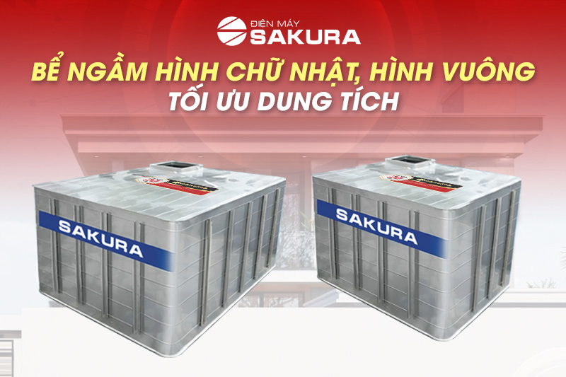 Tối ưu diện tích với bể ngầm Sakura