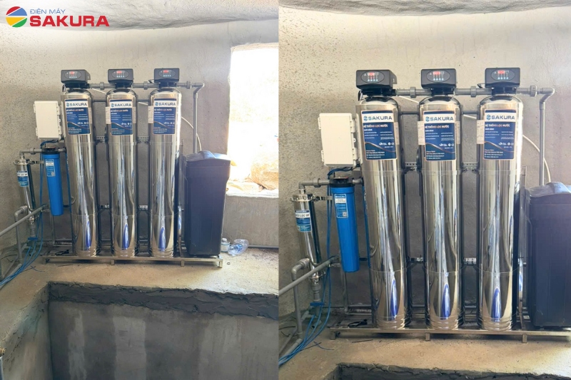 Hình ảnh thực tế lọc tổng đầu nguồn Sakura SKUF213I