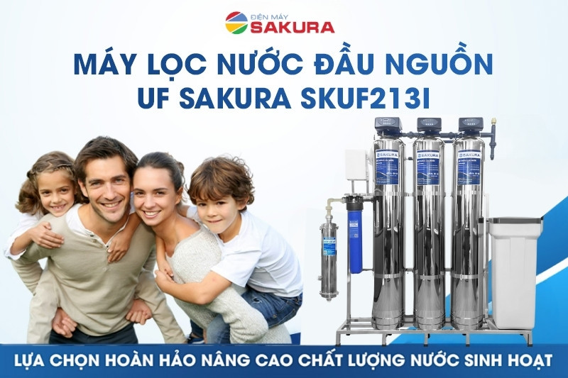 Máy lọc nước đầu nguồn có màng UF Sakura SKUF213I