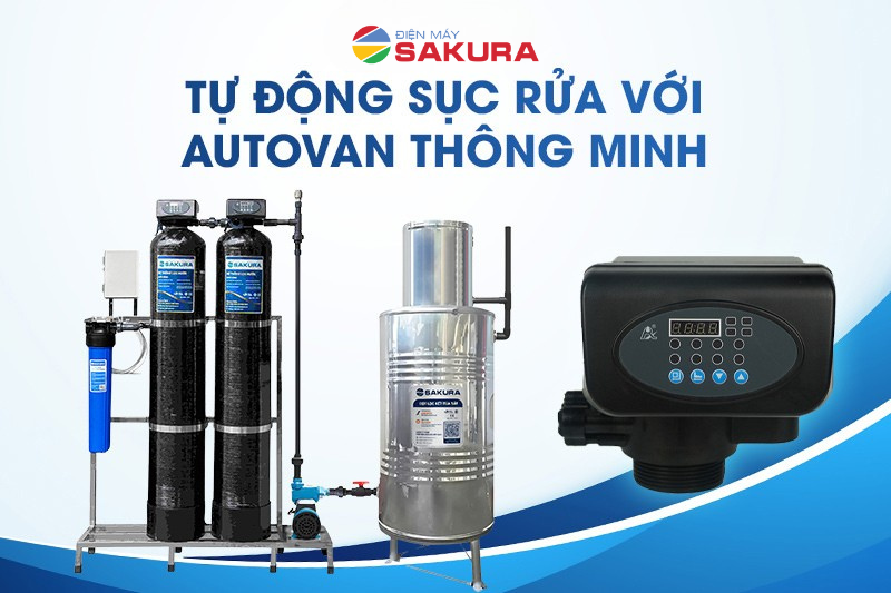 Tự động sục rửa, hoàn nguyên với autovan thông minh