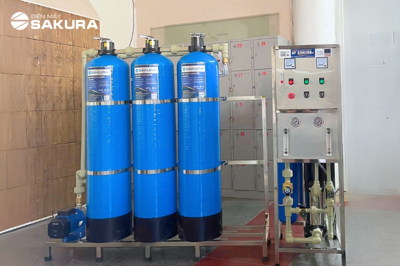 Hình ảnh lắp đặt thực tế SKTK500/VT Công suất 500l/h