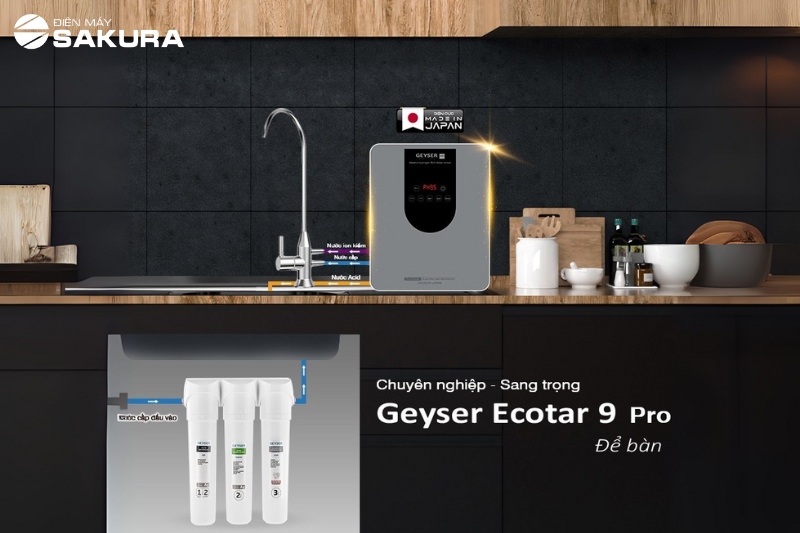 Geyser Ecotar 9 Pro Thiết kế hiện đại, nâng tầm không gian sống