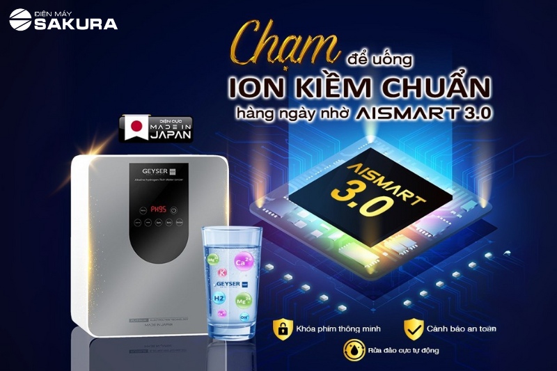 Geyser Ecotar 9 với công nghệ AISmart 3.0 hiện đại
