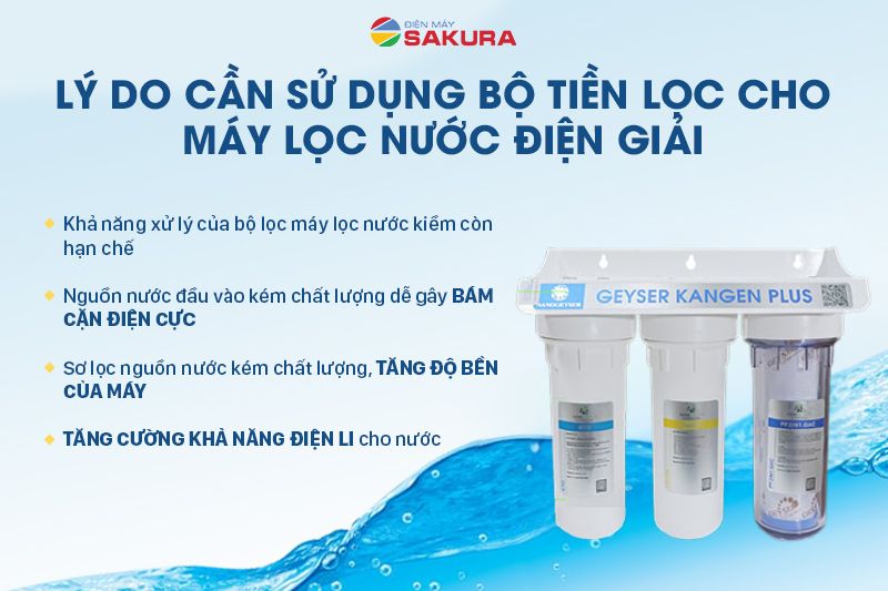 Lý do cần sử dụng bộ tiền lọc nước