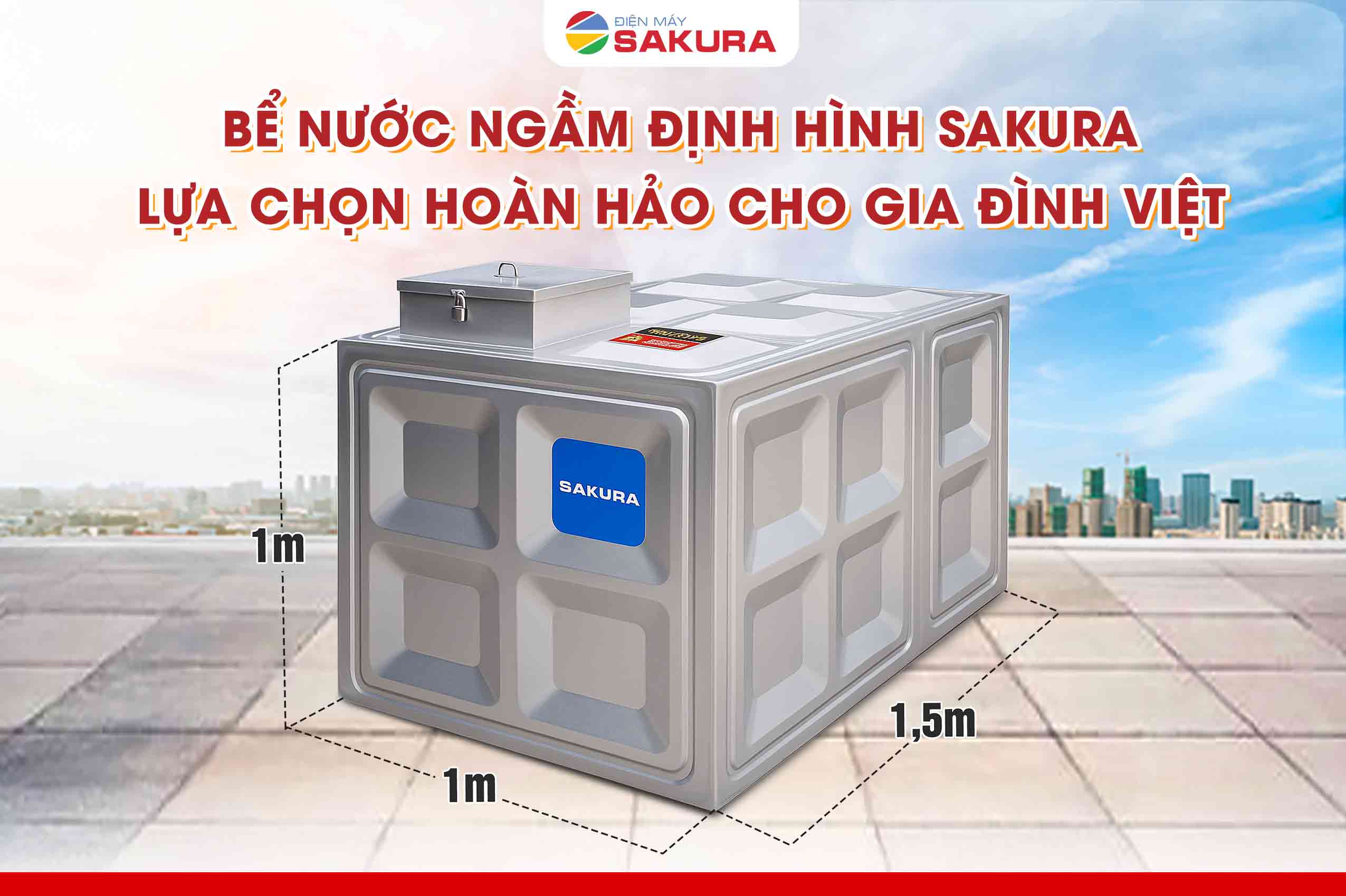 Bể ngầm định hình Sakura được nhiều công trình tin tưởng lựa chọn