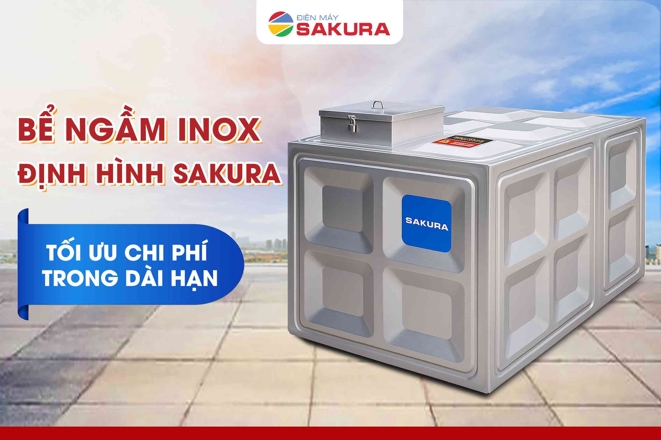 Sử dụng bể ngầm định hình Sakura tối ưu chi phí trong dài hạn