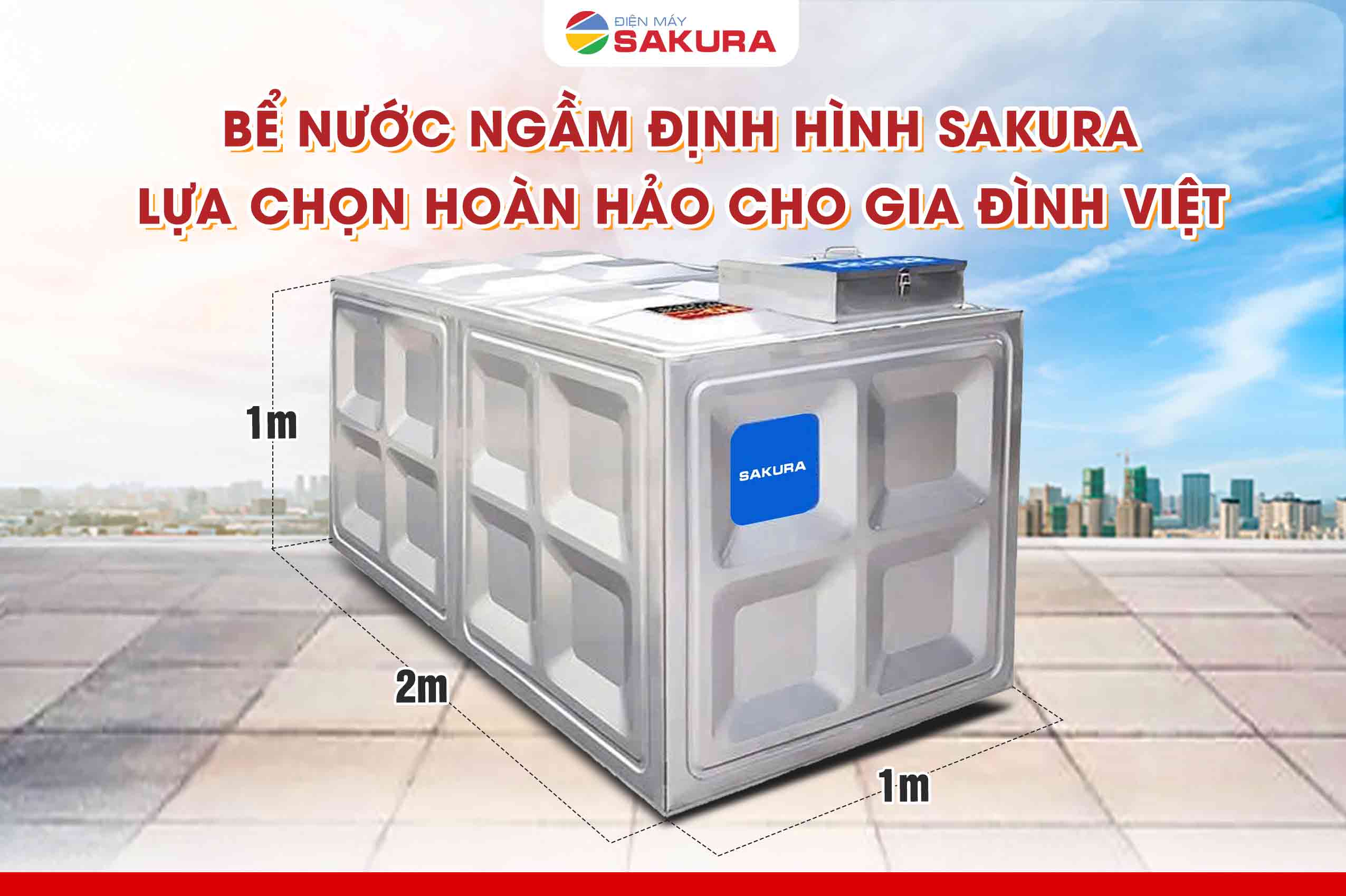 Bể ngầm inox định hình Sakura được nhiều công trình tin tưởng