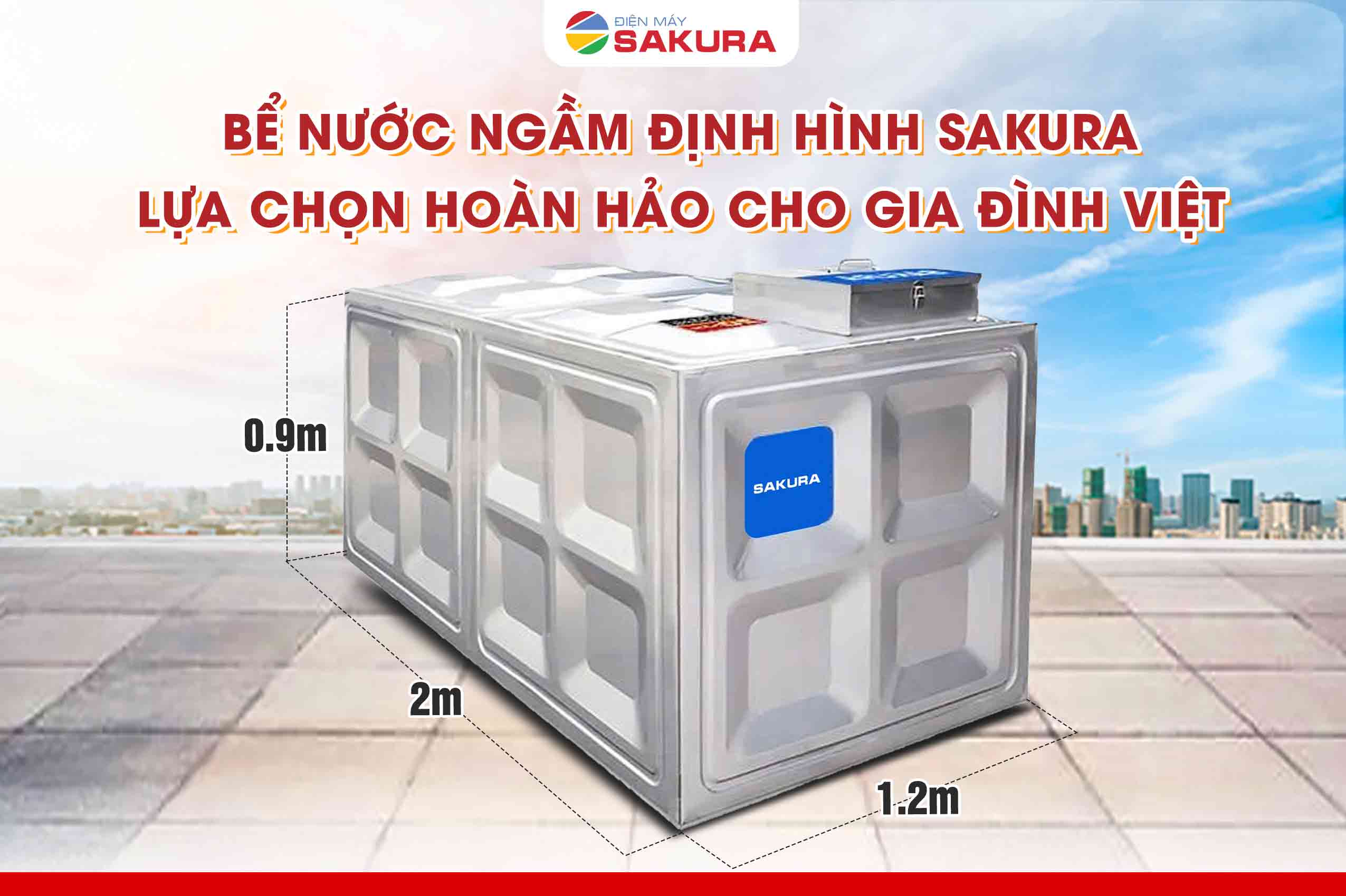 Bể ngầm inox định hình Sakura được các công trình, dự án tin tưởng sử dụng