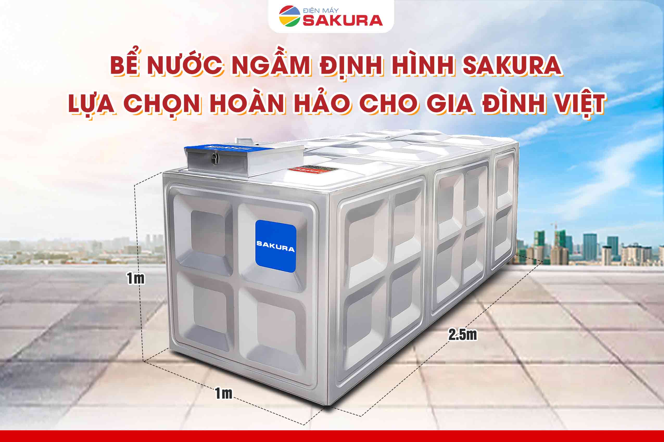 Bể ngầm inox định hình Sakura - Lựa chọn hoàn hảo cho mọi công trình