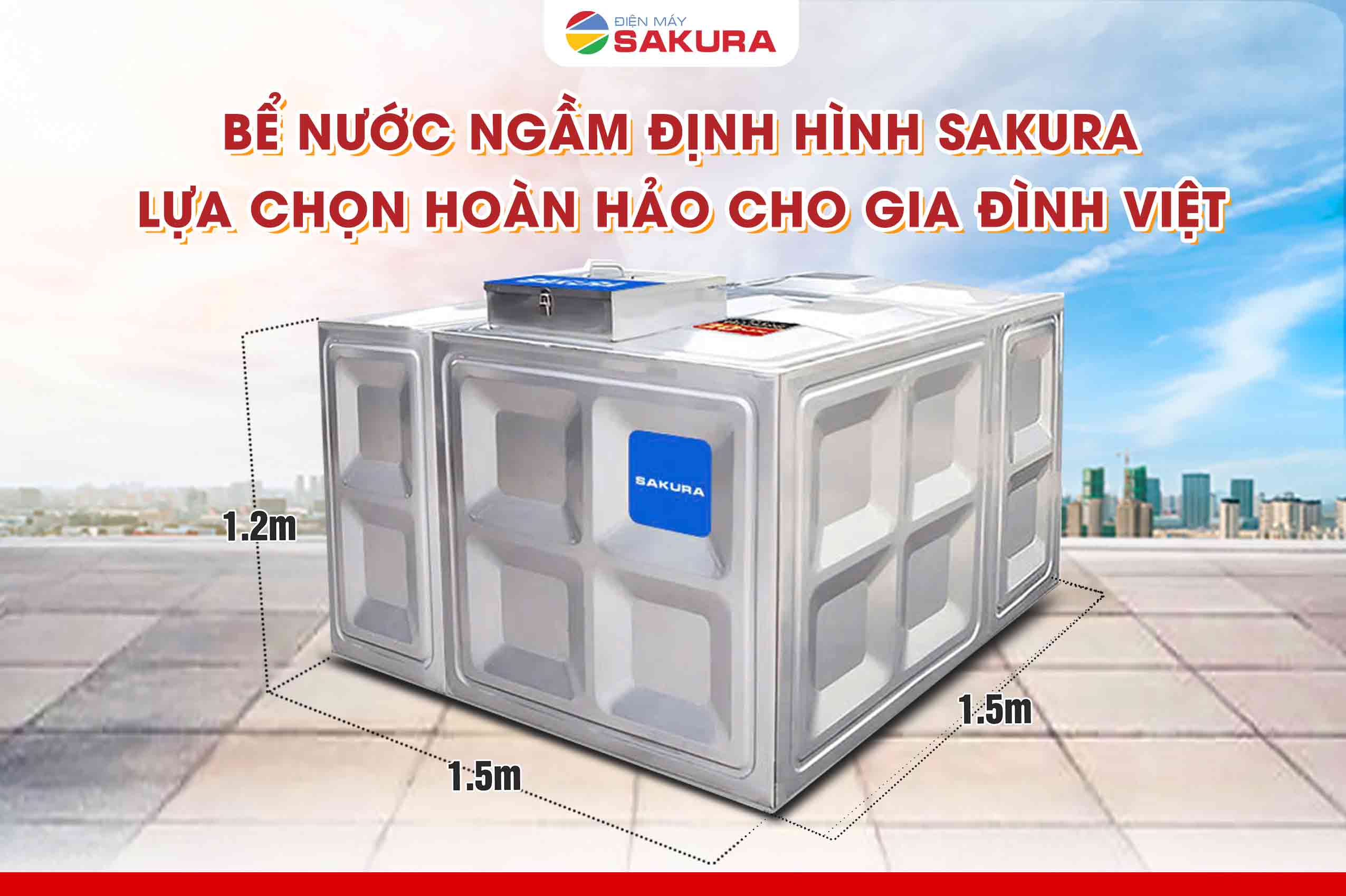 Bể ngầm inox định hình Sakura - Lựa chọn hoàn hảo cho mọi công trình