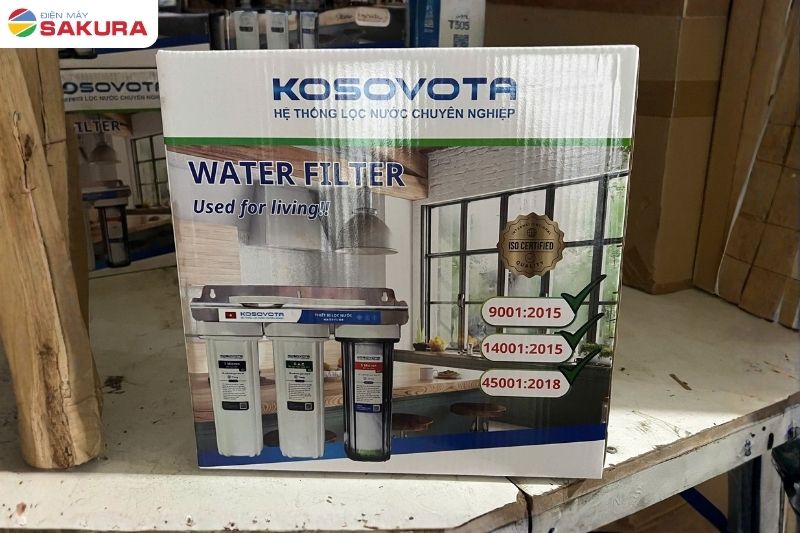 Ảnh thực tế của bộ Tiền Lọc Nước 3 Cấp 10