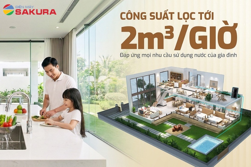 Máy lọc nước tổng đầu nguồn Karofi KTF-662 AIO phục vụ nhu cầu sử dụng lớn