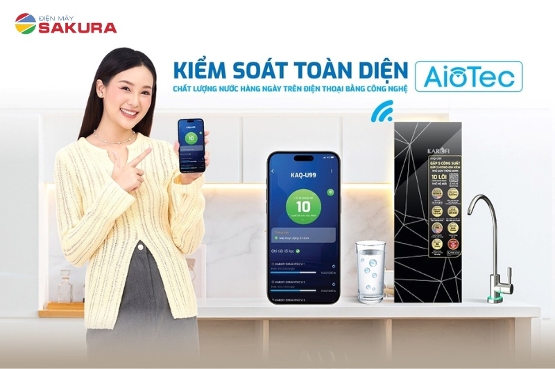 Công nghệ AIOTEX - Theo dõi từ xa, kiếm soát chất lượng nước hàng ngày