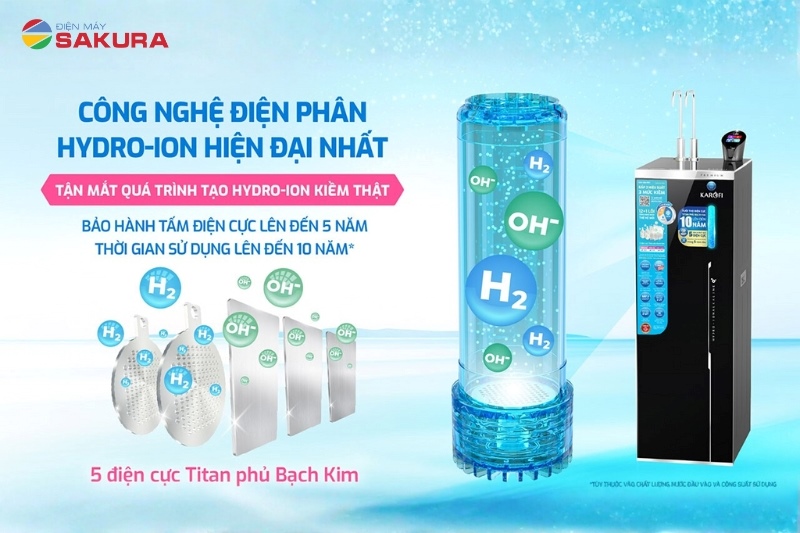 C&ocirc;ng nghệ điện ph&acirc;n hydro-ion