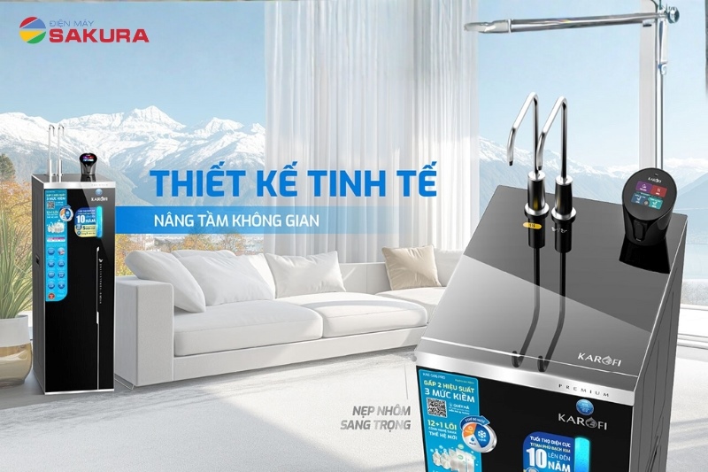 Thiết bị c&oacute; vẻ đẹp thanh nh&atilde;, sang trọng, gi&uacute;p kh&ocirc;ng gian sống trở n&ecirc;n rực rỡ hơn. 