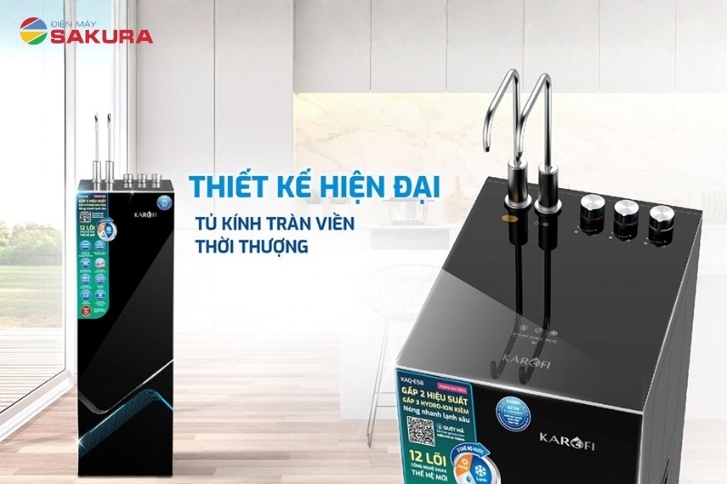 Karofi KAD-E58 sở hữu thiết kế sang trọng, tinh tế