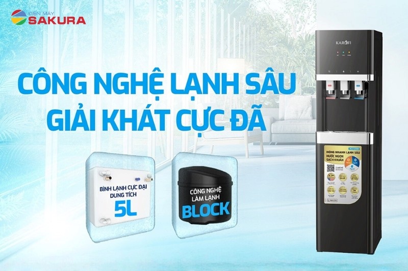Giải khát nhanh chóng nhờ công nghệ Block hiện đại