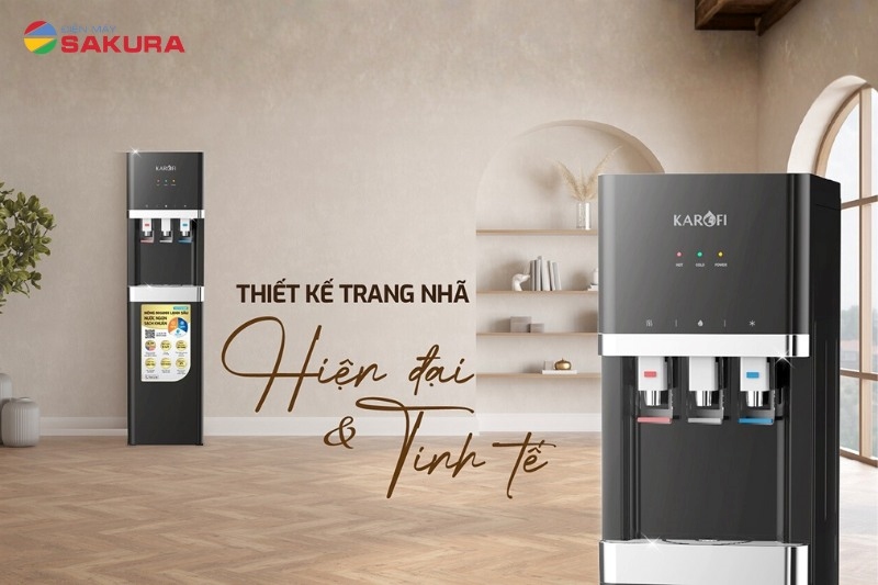 Karofi HCV208B có thiết kế hiện đại, sang trọng