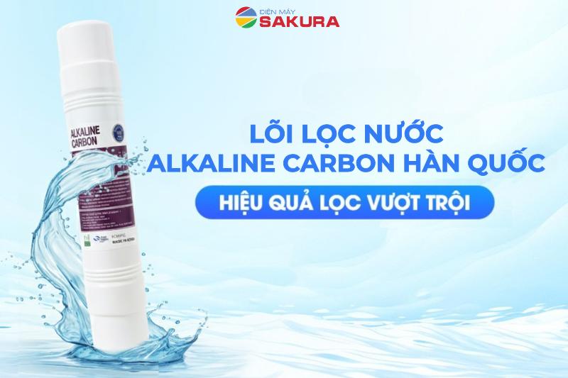 L&otilde;i lọc Alkaline Carbon Filter H&agrave;n Quốc đảm bảo hiệu quả lọc vượt trội