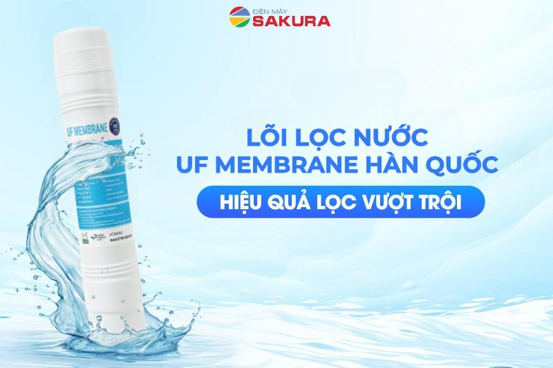 L&otilde;i lọc UF membrane H&agrave;n Quốc đảm bảo hiệu quả lọc vượt trội