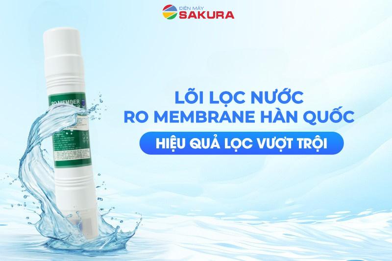 M&agrave;ng lọc RO Membrane H&agrave;n Quốc đảm bảo hiệu quả lọc vượt trội