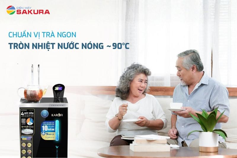 Nhiệt độ pha tr&agrave; ~90&deg;C &ndash; Khơi dậy trọn vẹn hương vị tinh t&uacute;y