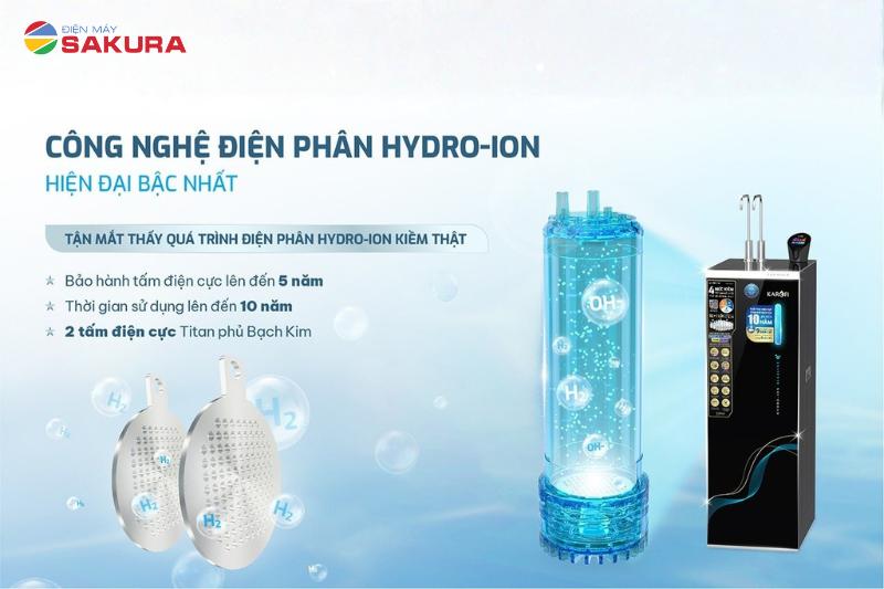 SA9 PREMIUM ứng dụng c&ocirc;ng nghệ điện ph&acirc;n Hydro-ion ti&ecirc;n tiến