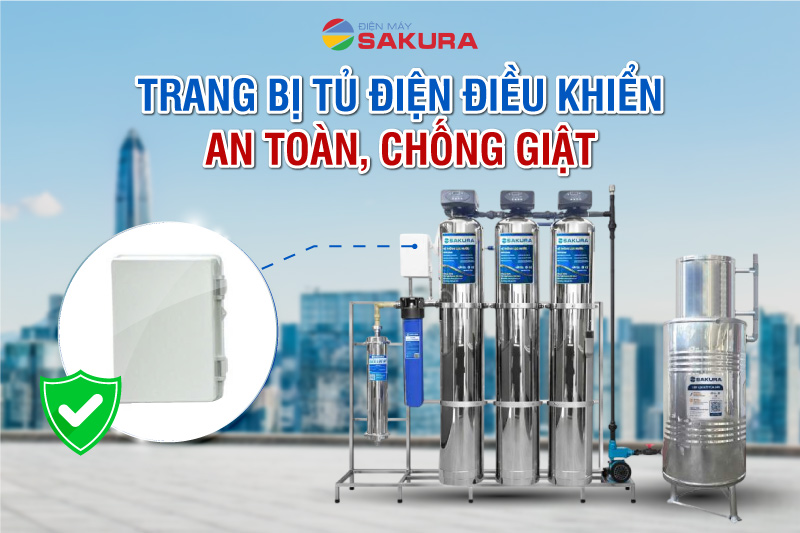 SKGKUF313I sở hữu tủ điện an toàn, hiện đại