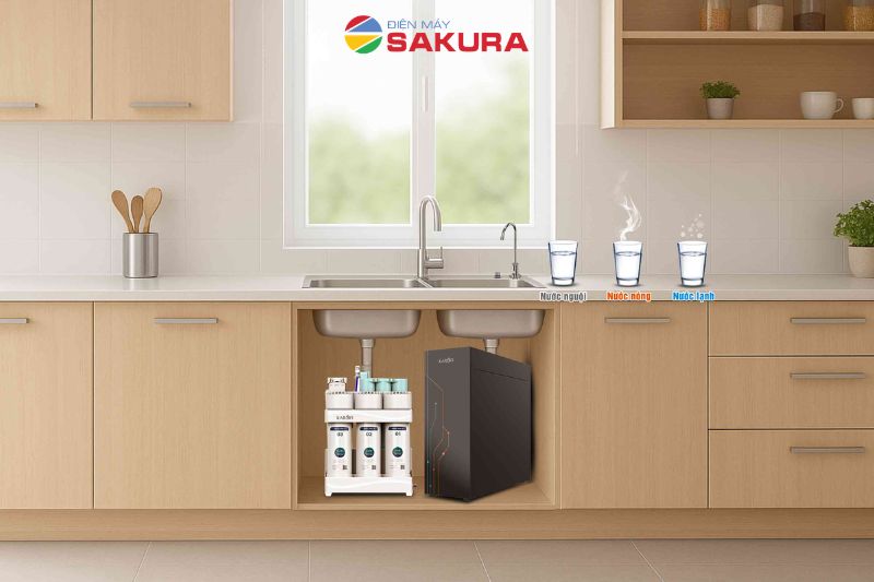 Combo KAQ-U95 Pro + KAO-T90 - Giải ph&aacute;p nước n&oacute;ng, lạnh, nguội tiện &iacute;ch