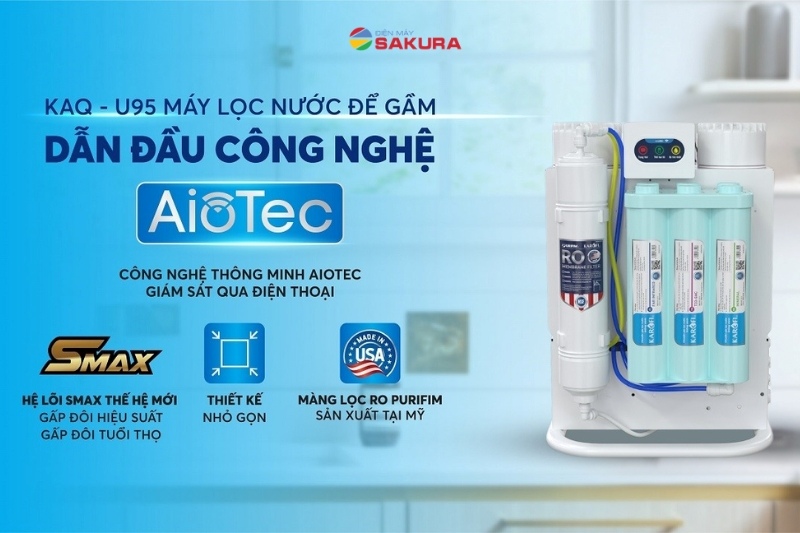 Karofi KAQ-U95 đem lại nguồn nước chuẩn tinh khiết