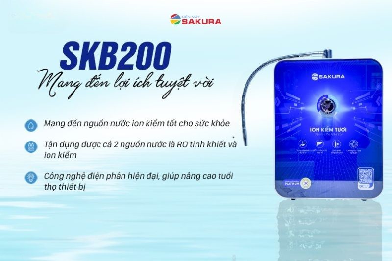 Sakura SKB200 lmang đến nhiều lợi &iacute;ch cho người d&ugrave;ng