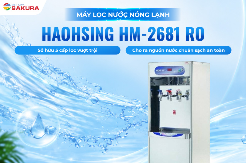 M&aacute;y b&aacute;n c&ocirc;ng nghiệp Haohsing HM-2681 RO được trang bị 5 cấp lọc ưu việt