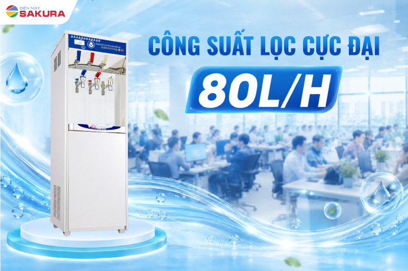 Haohsing AQ-2003 với công suất cực đại 80L/H